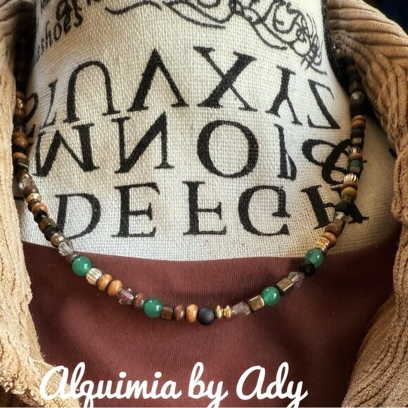 AVENTURINE BEADED NECKLACE - Picture 2 of 3